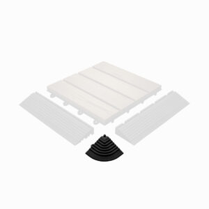 Eckteil für 30 x 30 cm Klickfliesen (4er Pack)